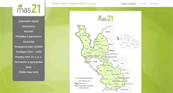 Desktop Screenshot of mas21.cz