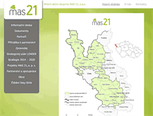 Tablet Screenshot of mas21.cz